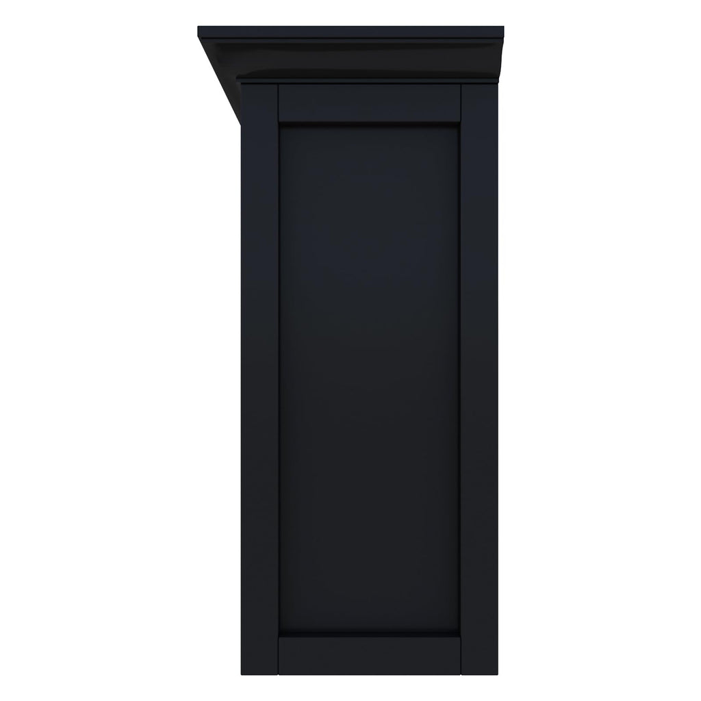 Black 8-Cube Open Bookcase with 2-Tier Low Cabinet S12081