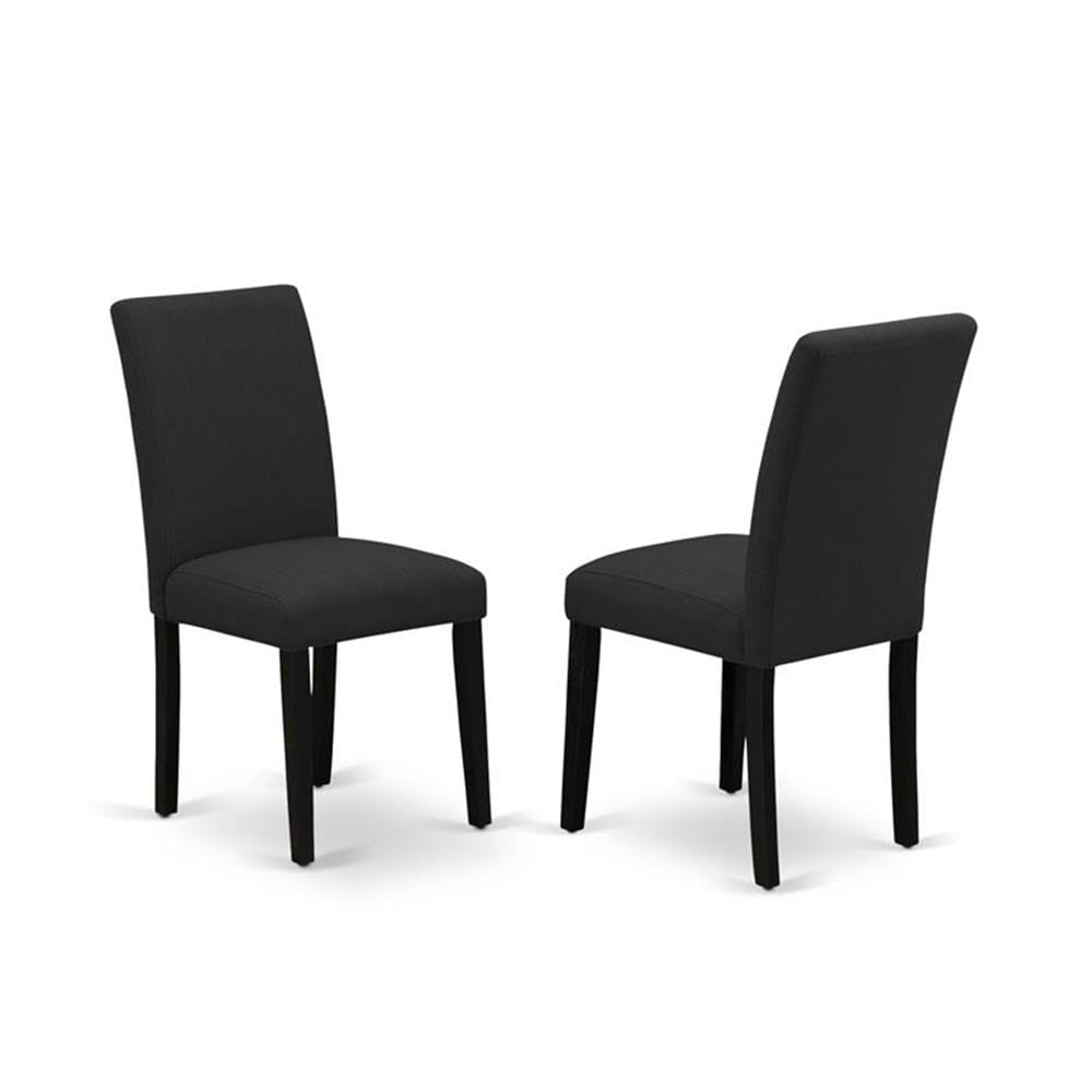 7 Piece Dining Set with 36x60 Inch Table and 6 Black Chairs A255
