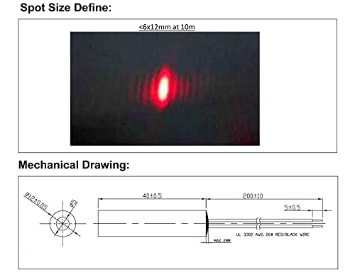 650nm 660nm Red Dot Laser Module H917