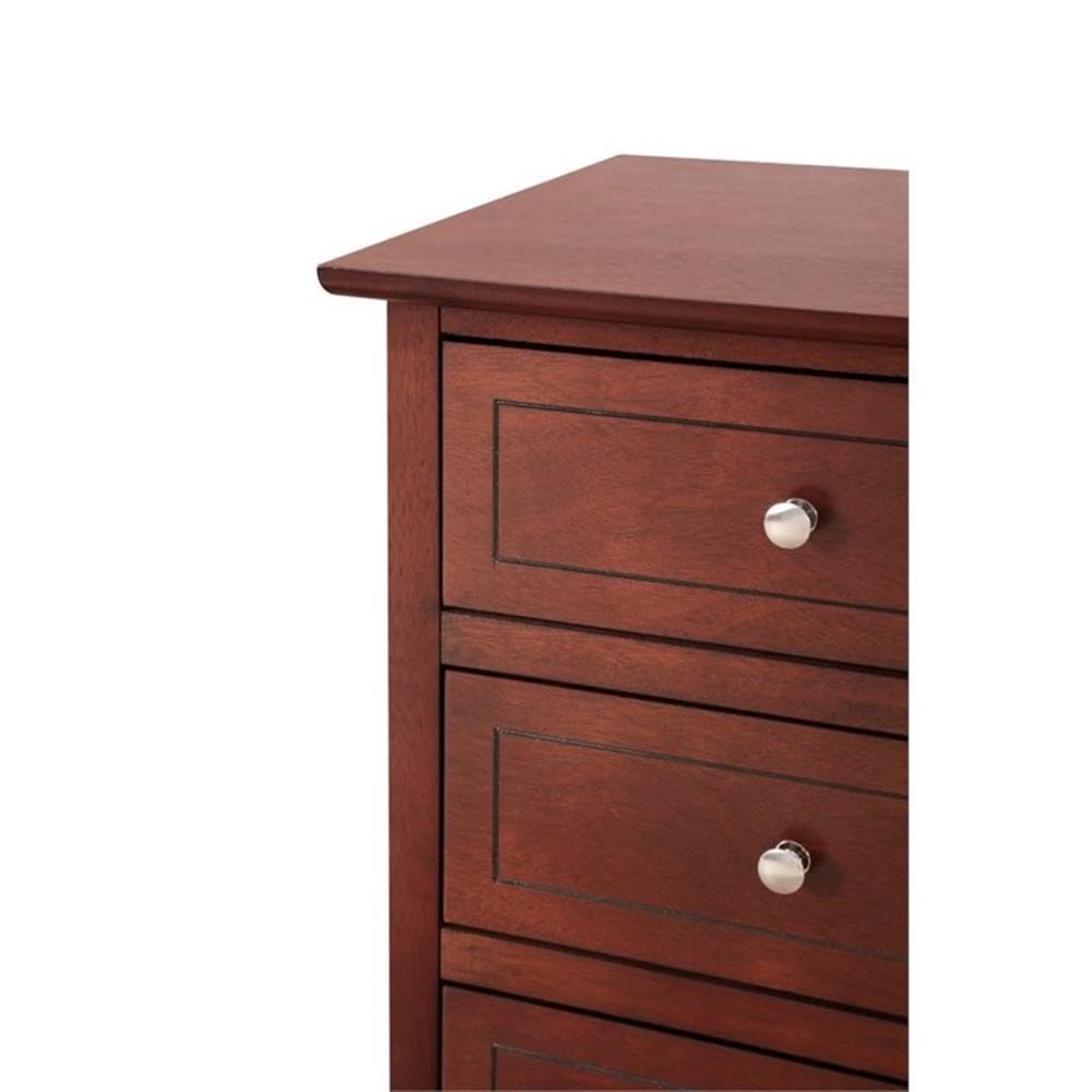 Cherry 3 Drawer Nightstand X678389