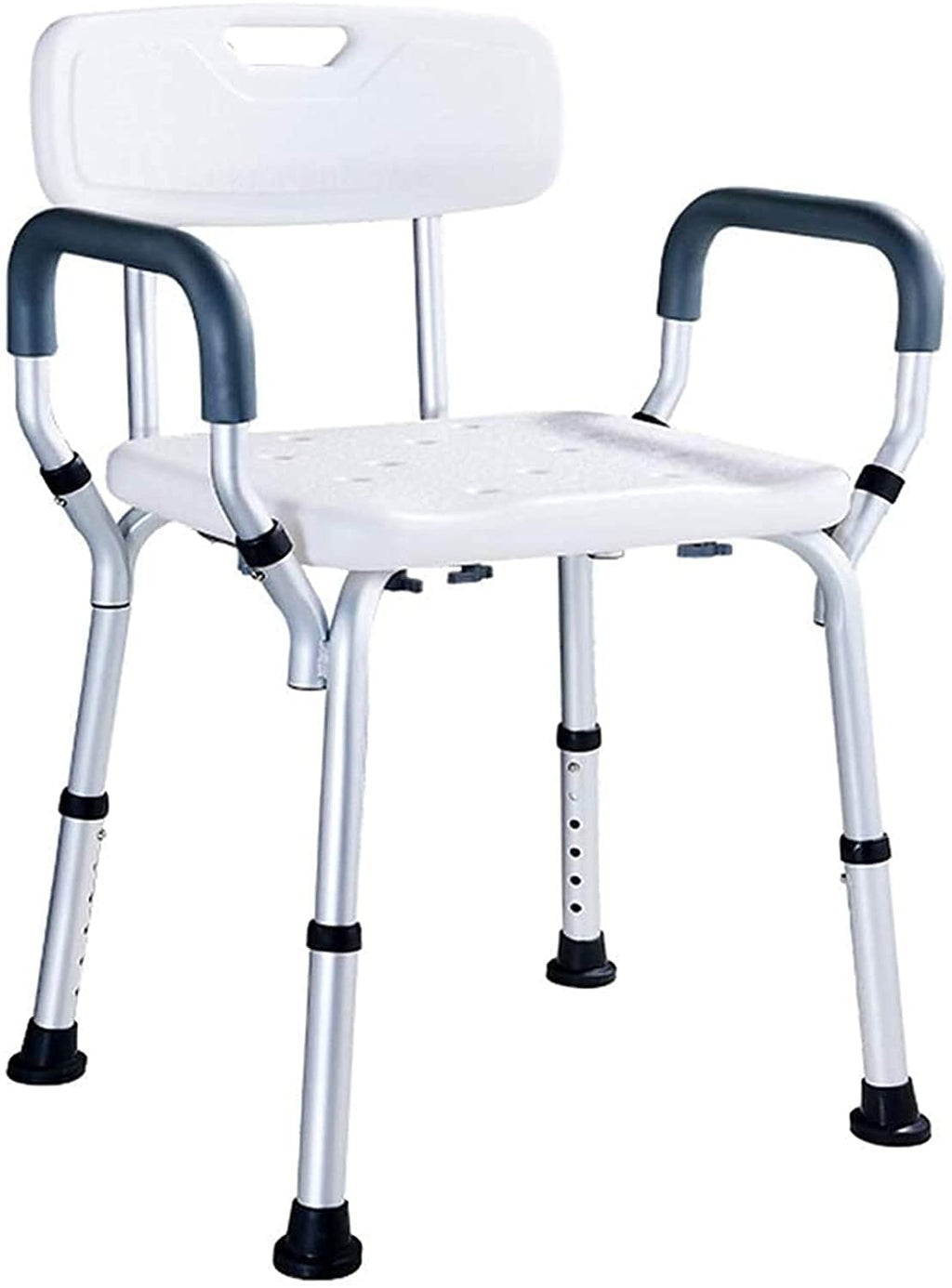 Padded Seat Transfer Bench, Bath Stools, Shower Chair with Arms and Back Z3499