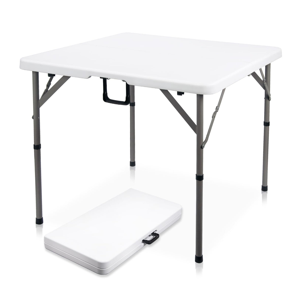 White Folding Card Table R133695