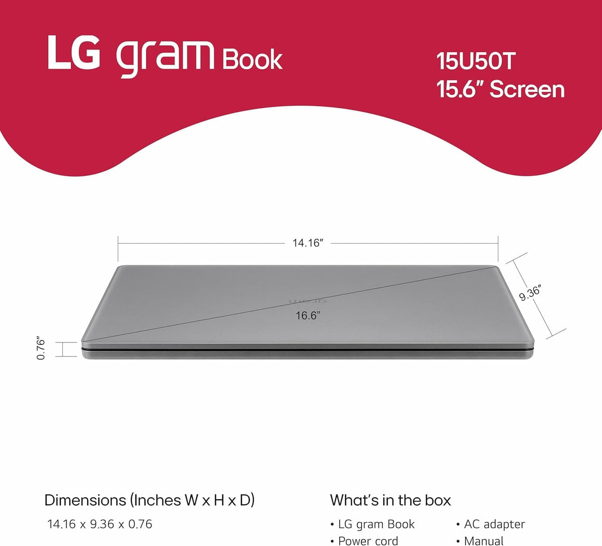 15.6" Lightweight Laptop Intel Core i5 16 GB RAM 256 GB SSD Windows 11 Pro Titan Silver J194