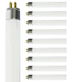 14W 3000K T5 Fluorescent Bulb 24 Inch G5 Bipin Base Pack of 10 H292