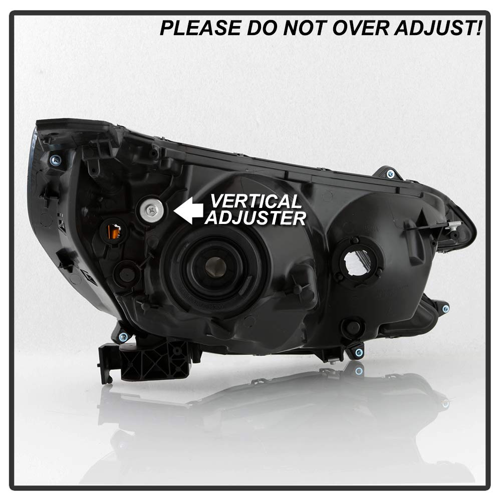 Black Housing Headlights Assembly Pair I649