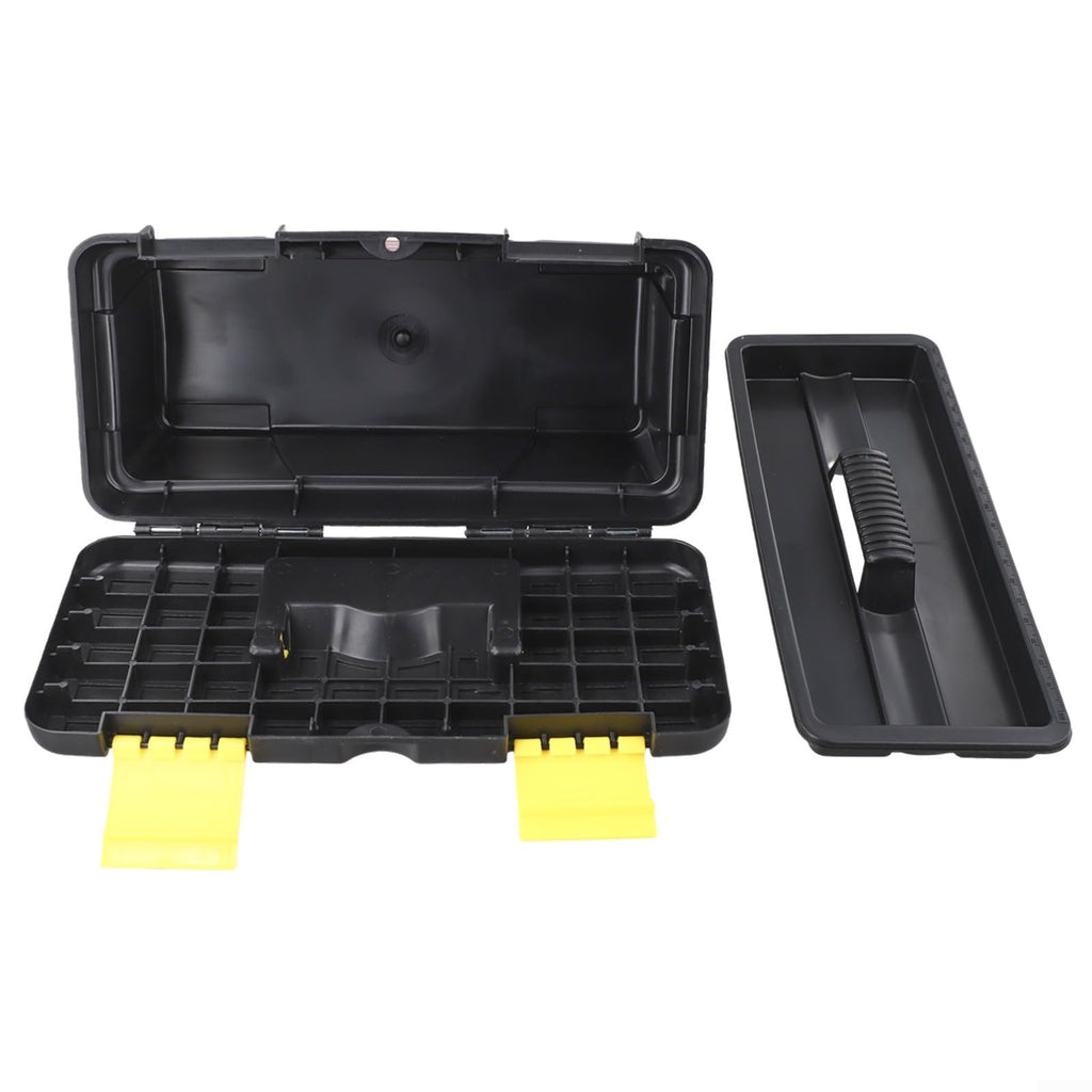 10-Inch Two-Layer Plastic Toolbox with Secure Latch T495126