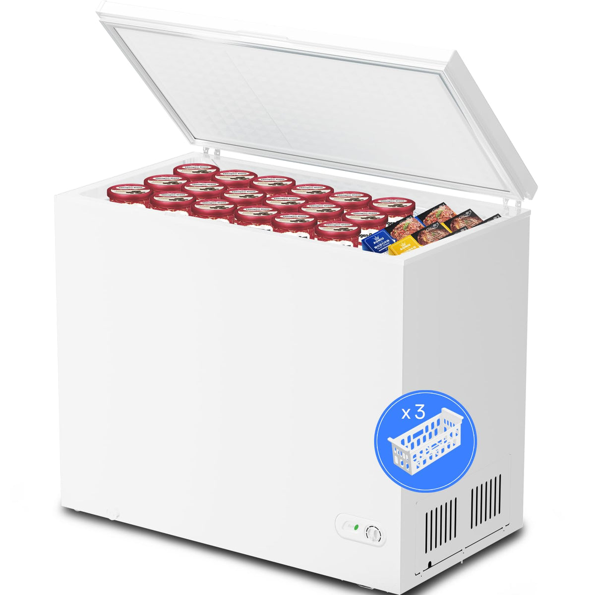 7.0 Cubic Feet White Chest Freezer M141682