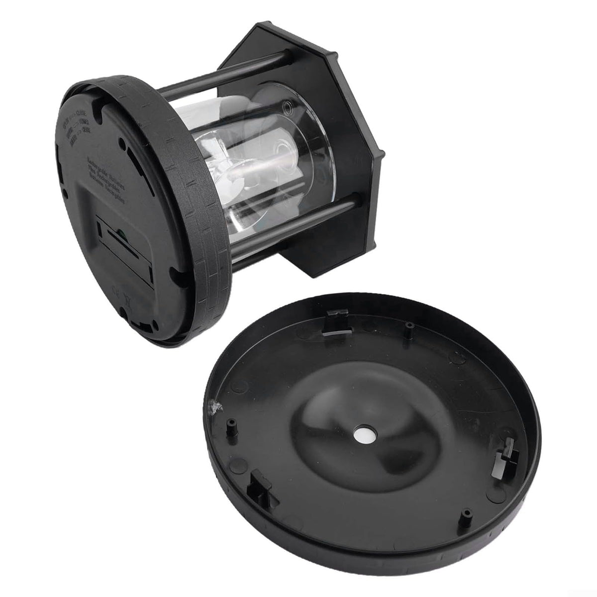 Black Solar Lighthouse Lawn Light B7759