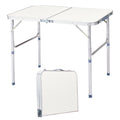 3ft Portable Aluminum Folding Picnic Table with Carry Handle L1500