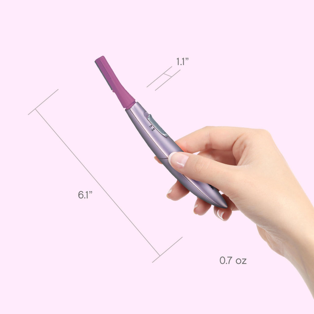 Women’s Facial Hair Remover and Eyebrow Trimmer with Pivoting Head F695136