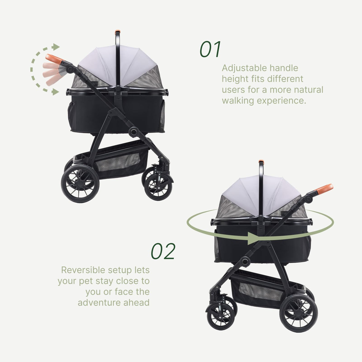 3-in-1 Dog Stroller L407274