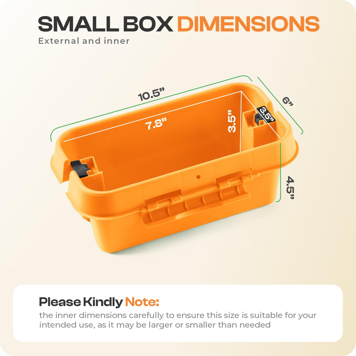 Weatherproof Connection Box Small Orange D708