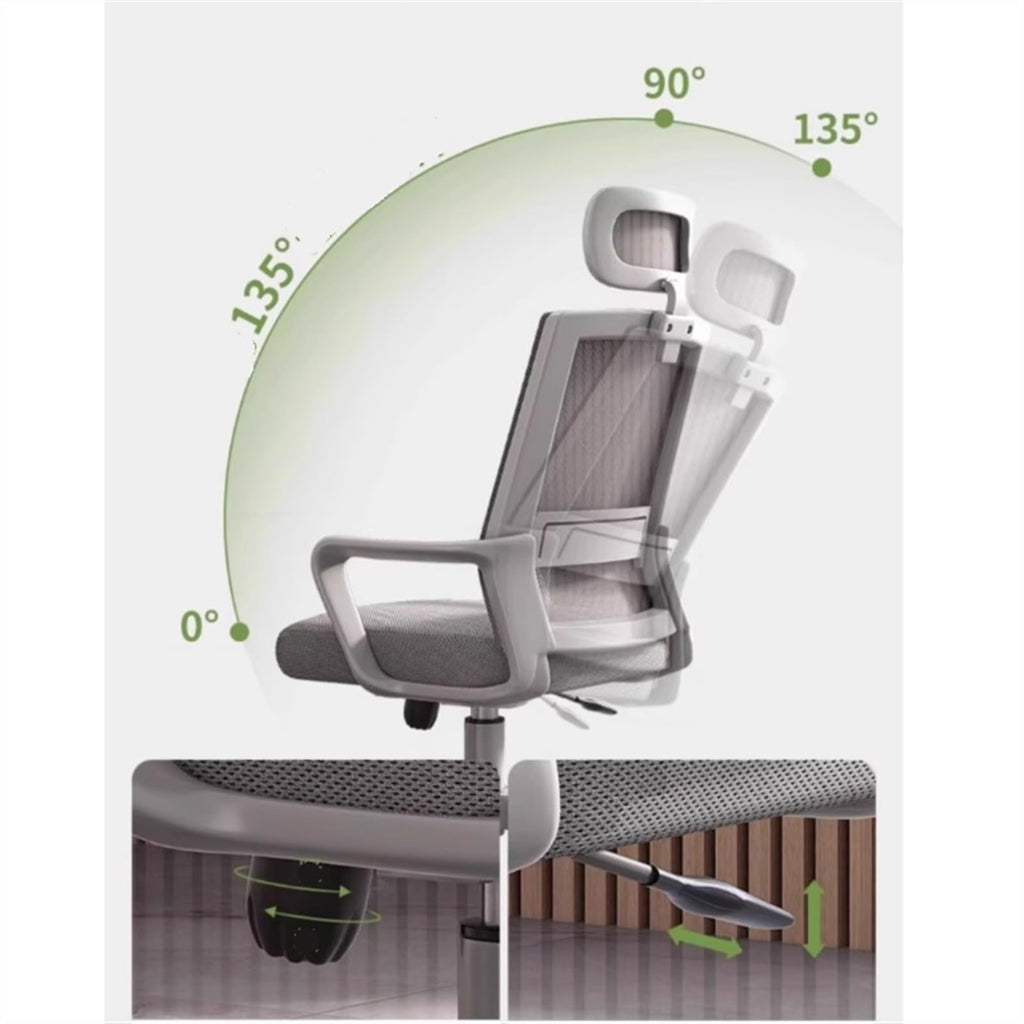 Orange Ergonomic Mesh High Back Office Chair G709