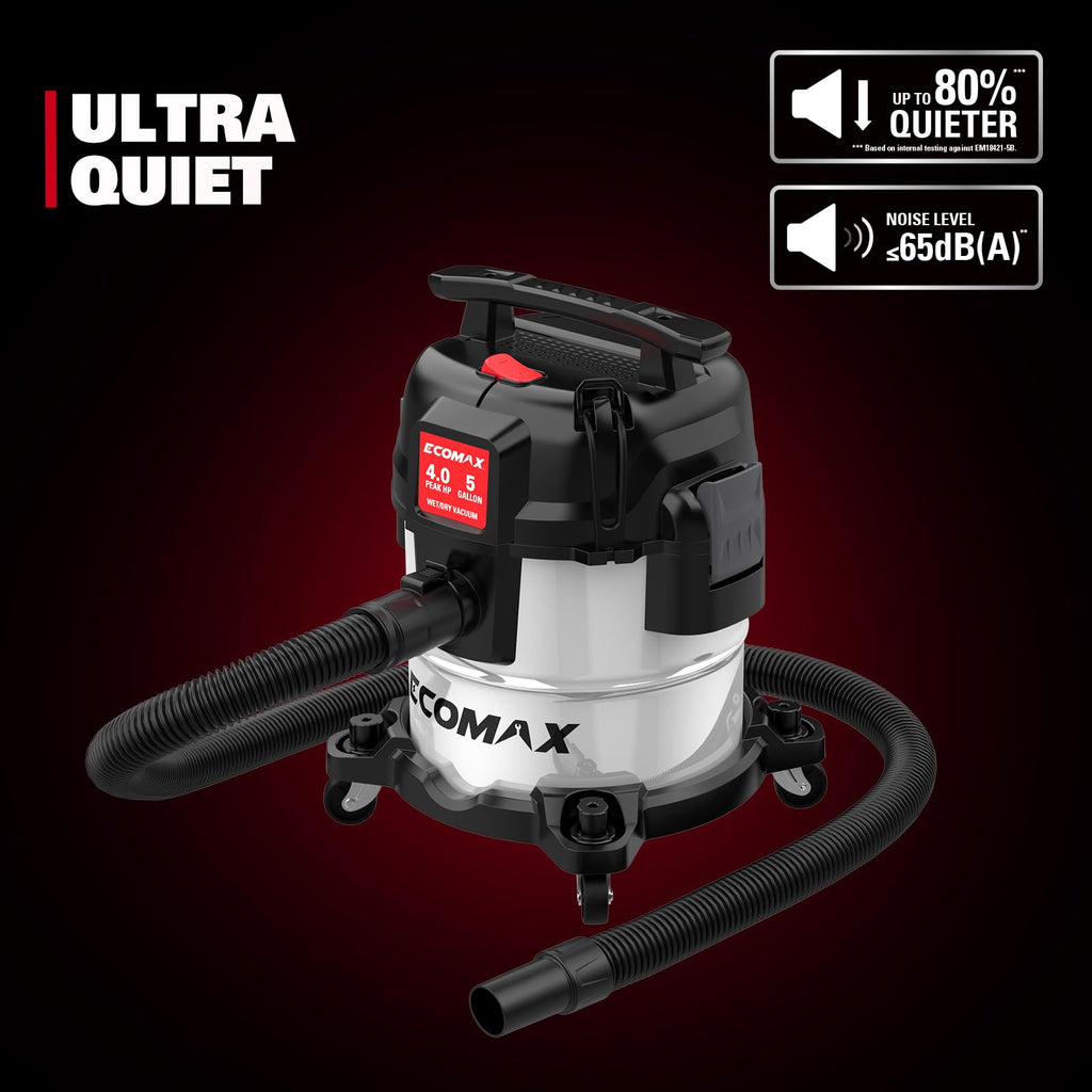 5 Gallon Stainless Steel Wet and Dry Shop Vacuum K161