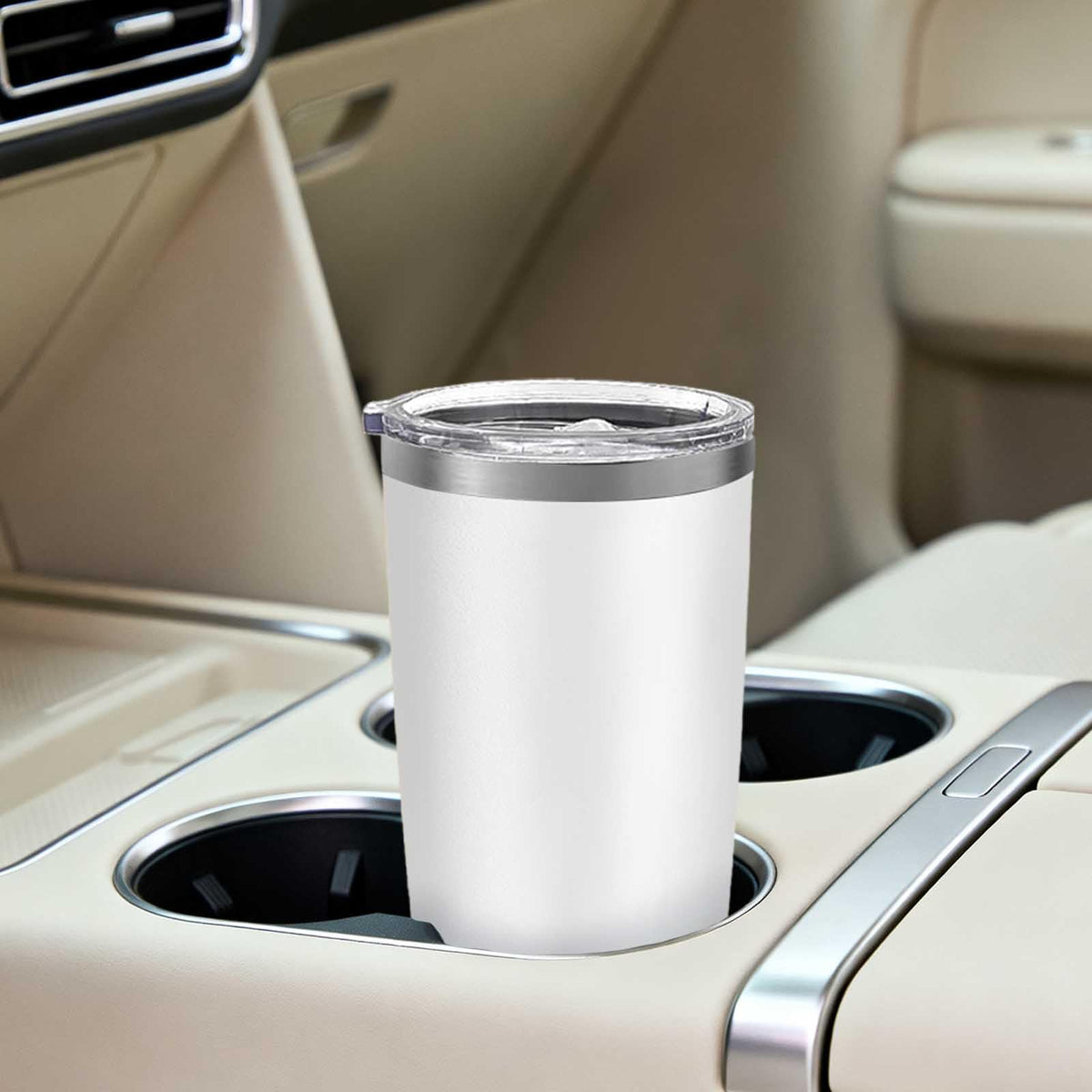 20 Pack Stainless Steel Insulated Tumbler 20oz White V5950