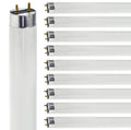 24 Inch T8 Fluorescent Tube Light Bulb 17W 5000K 1230 Lumen G13 Bi-Pin Base Pack of 10 V998198