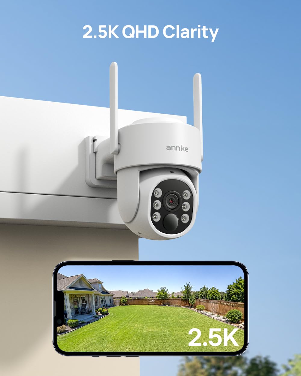 Solar Camera System Wireless Outdoor PT 4K NVR 4X 4MP Cam 1TB HDD Q76079
