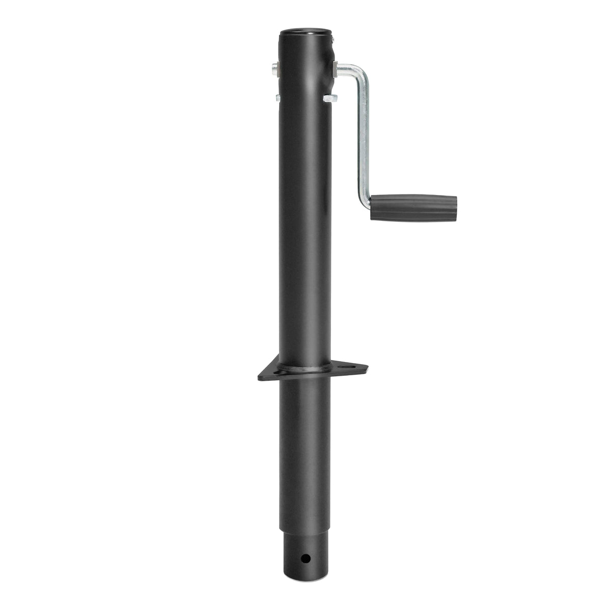 Black Side Wind Tongue Jack with Mounting Hardware U29240