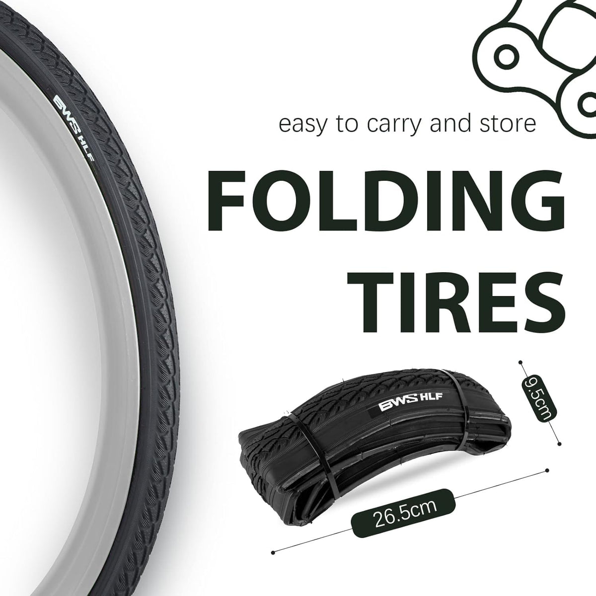 700x23/25/28/35c Road Bike Tire Folding Bead 2 Pack I423