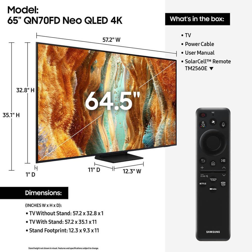 65 inch 4K Mini LED Smart TV D42371
