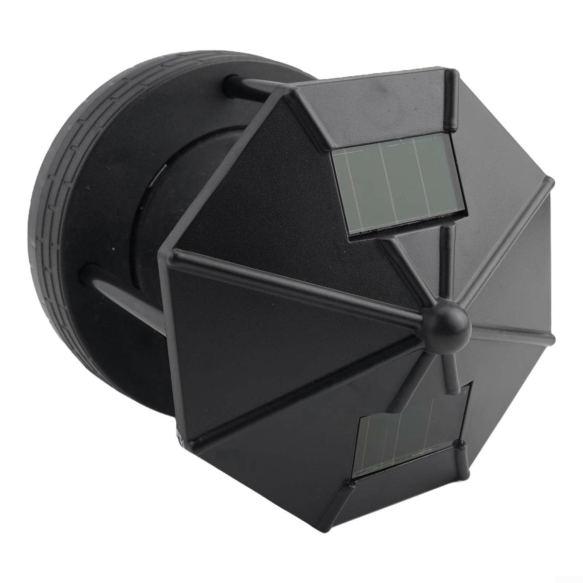 Black Solar Lighthouse Lawn Light B7759