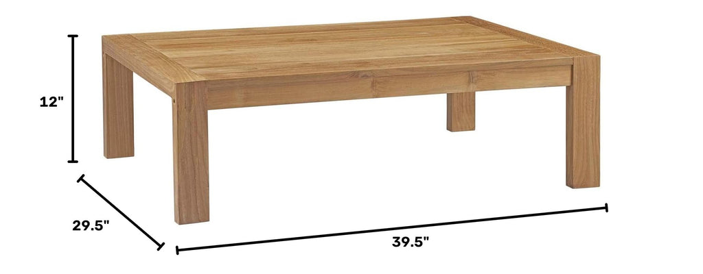 Teak Wood Outdoor Coffee Table E9798