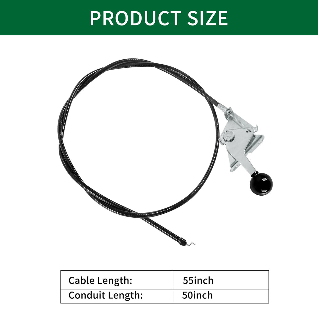 Throttle Control Cable 52-1/2" Cable Length & 50" Conduit Length V930