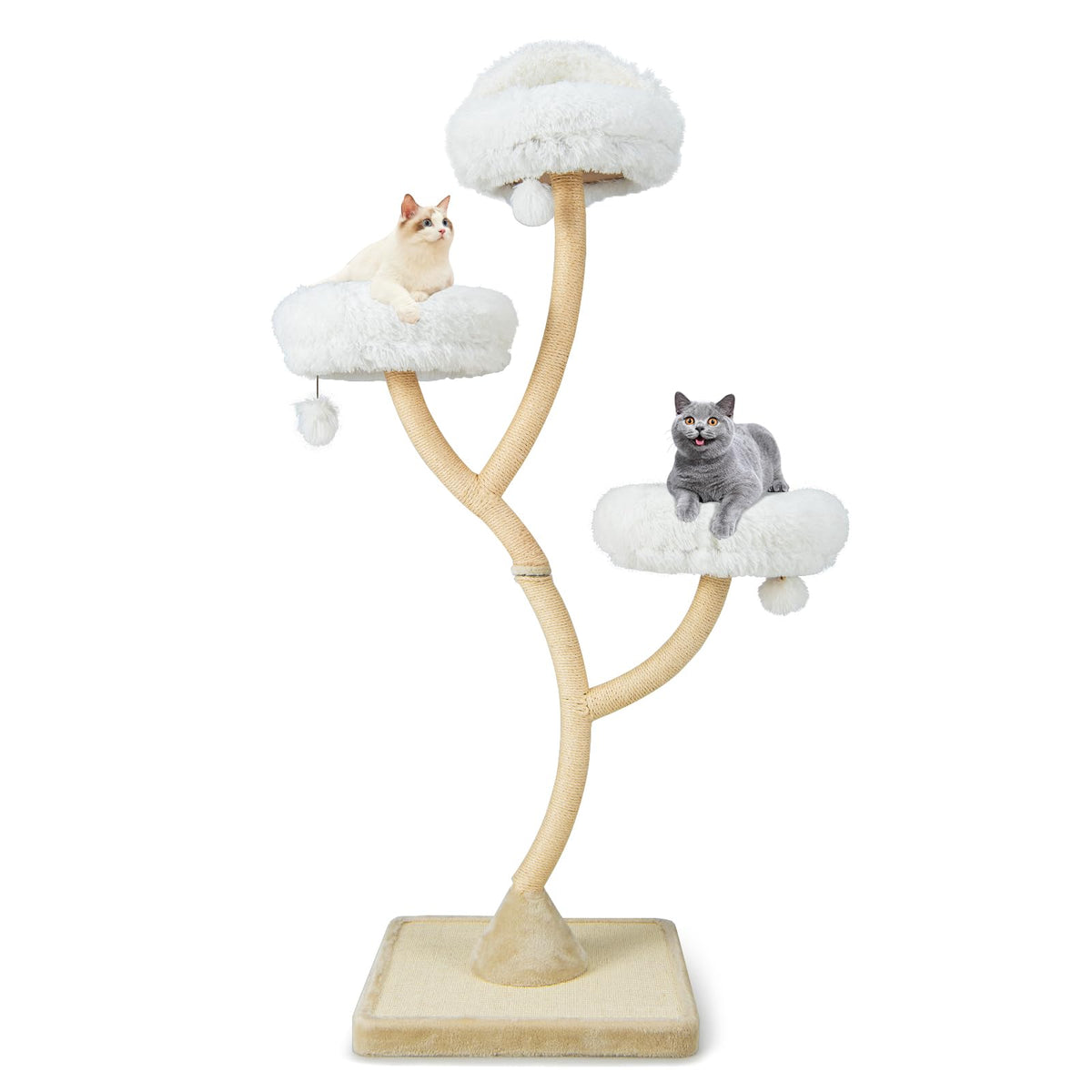 70 Inch Multi-Level Cat Tree with Perches and Scratching Posts K121