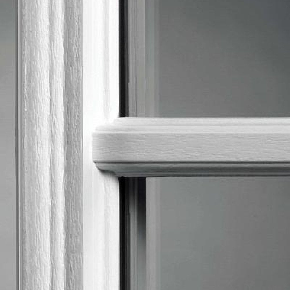 Steel Left Hand Outswing Prehung 9 Lite Door with Pet Door K237