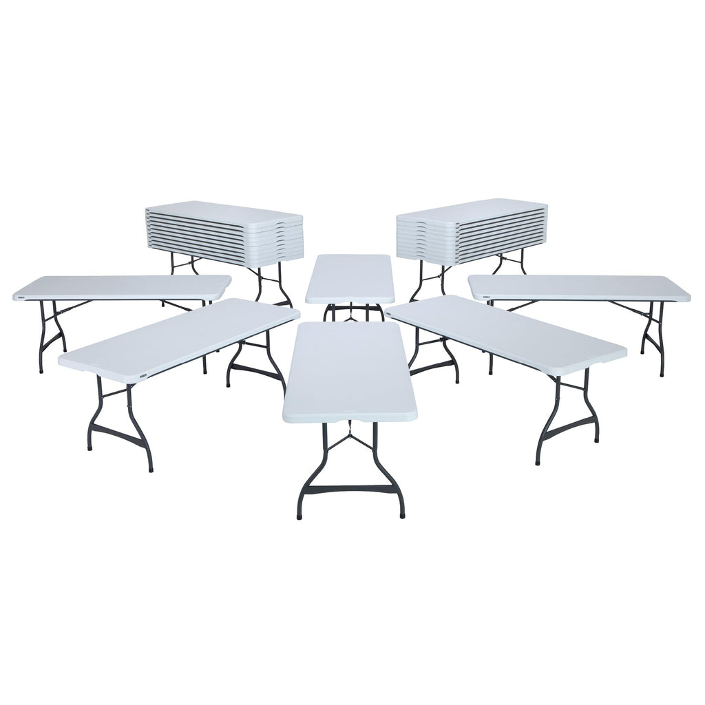 White Granite Folding Tables H8087