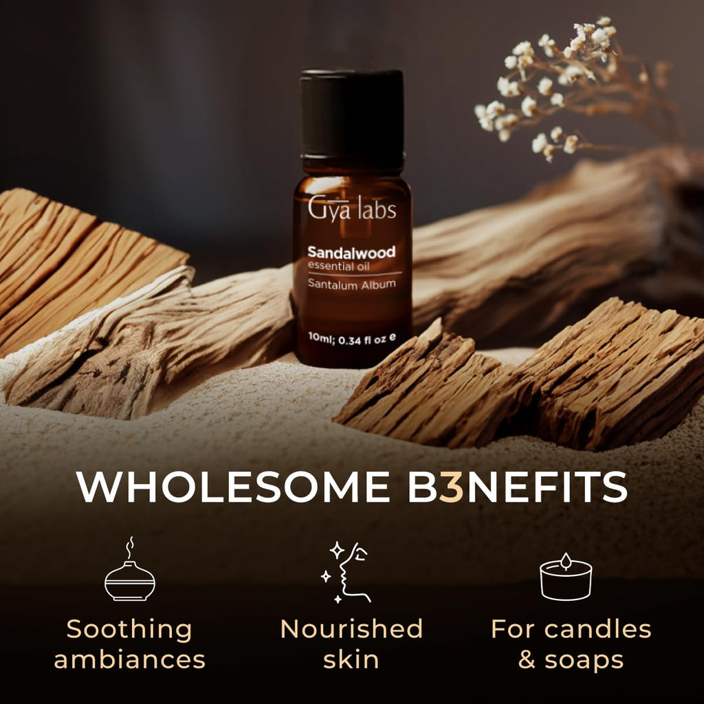 Jasmine & Sandalwood Essential Oils Set H687
