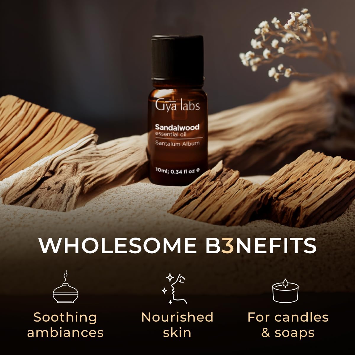 Jasmine & Sandalwood Essential Oils Set H687