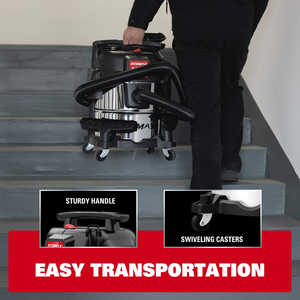 5 Gallon Stainless Steel Wet and Dry Shop Vacuum K161