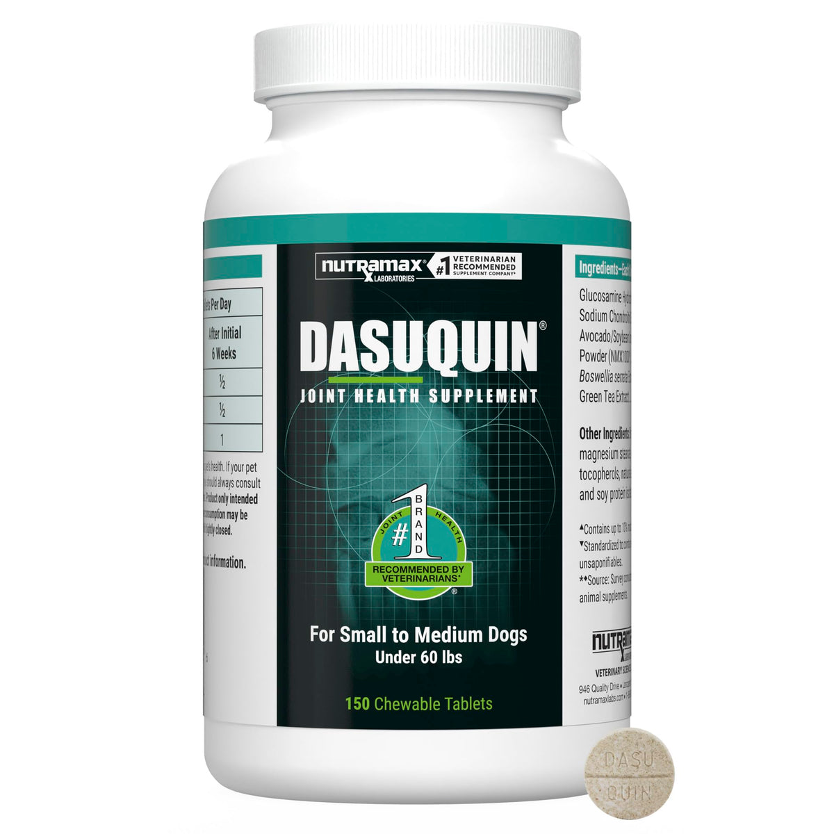 Chewable Tablets Joint Health Supplement for Small to Medium Dogs, 150 Count D277010