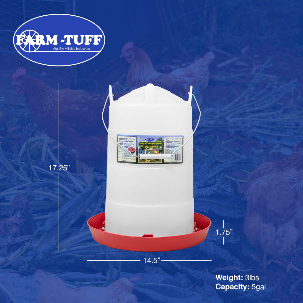 5 Gallon Plastic Poultry Waterer P920