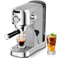 20 Bar Compact Stainless Steel Espresso Machine with Milk Frother U1420