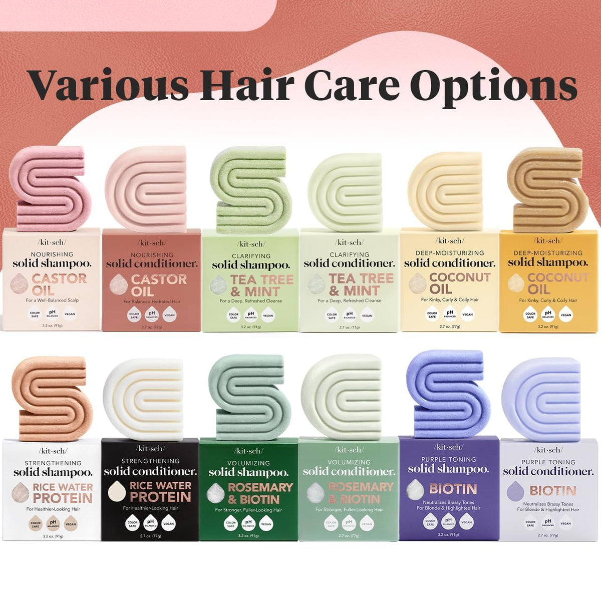 Castor Oil Shampoo and Conditioner Set U730579
