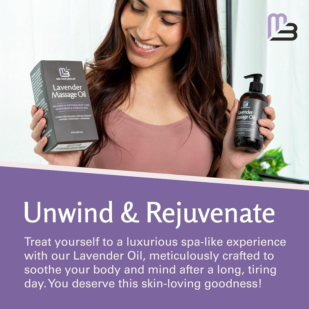 Lavender Collagen Massage Oil 16 Fl Oz X3312