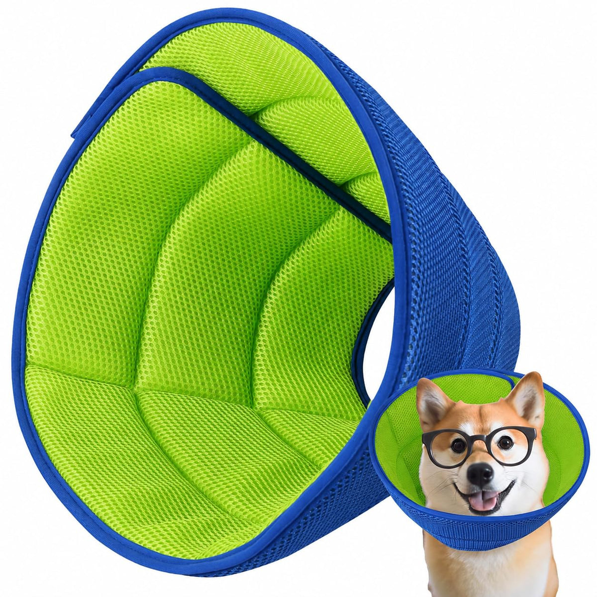 Soft Dog Cone Collar Adjustable Washable G9434