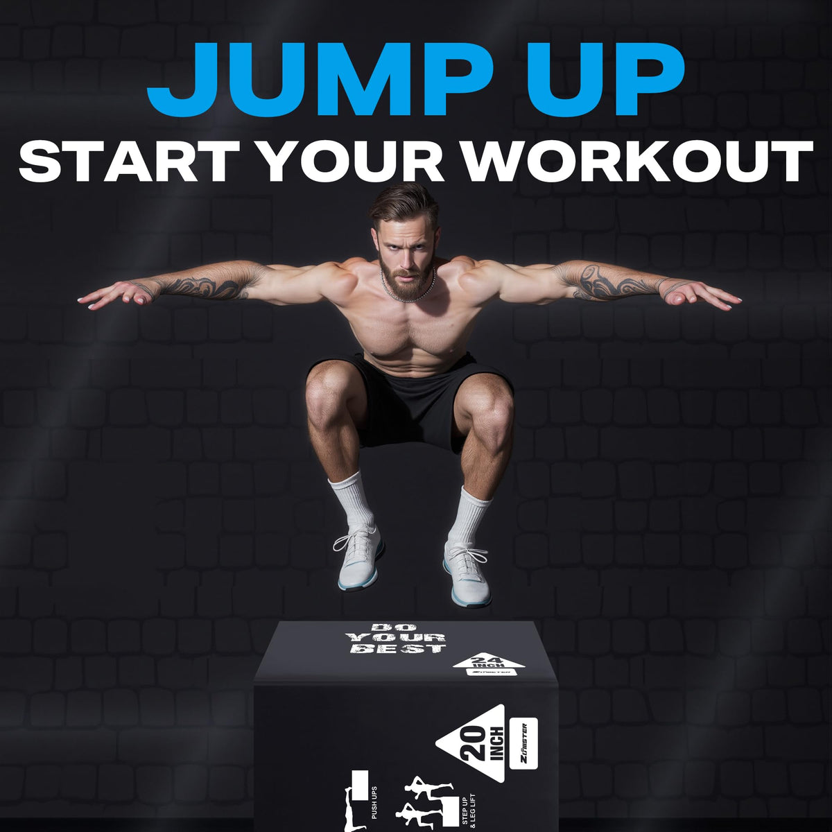 3-in-1 Plyometric Jump Box K7921