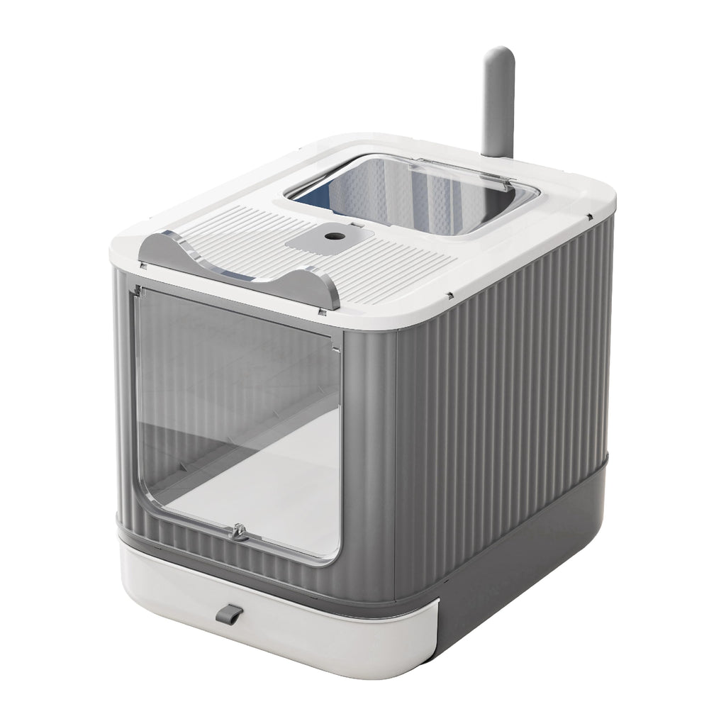 Covered Cat Litter Box with Lid V89235