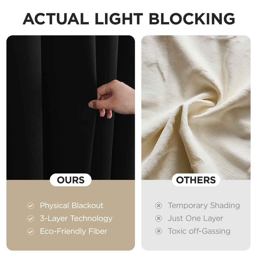 Blackout Patio Sliding Door Curtains G690
