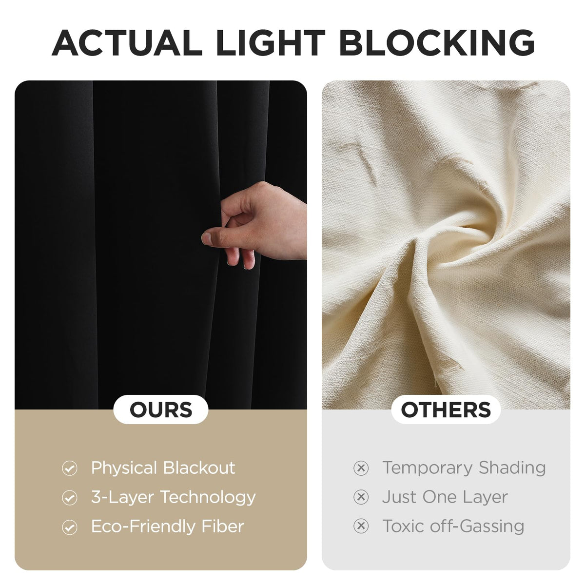 Blackout Patio Sliding Door Curtains G690