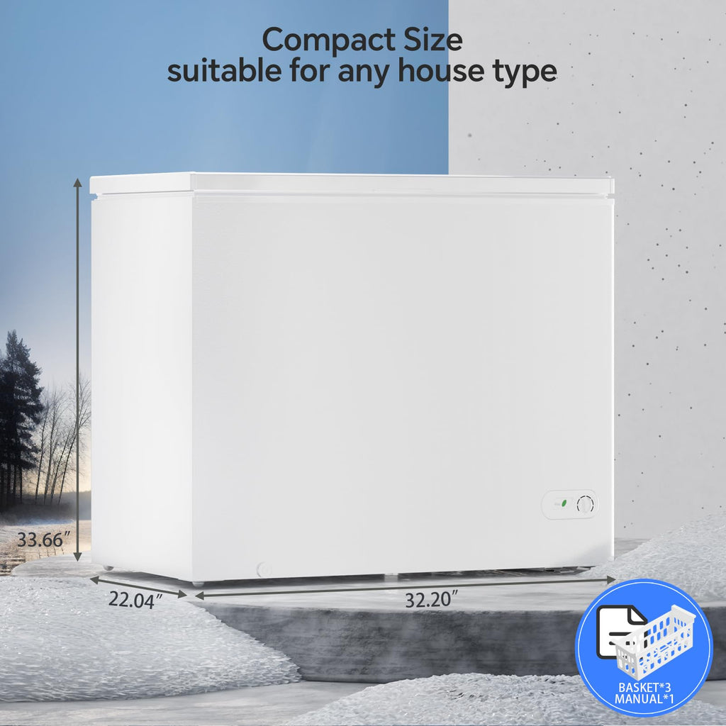 7.0 Cubic Feet White Chest Freezer M141682