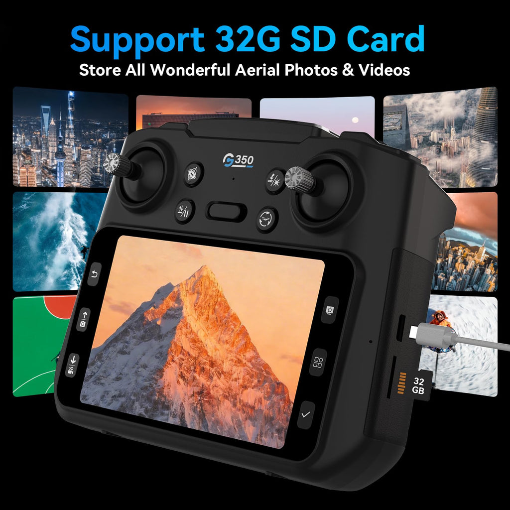 Drone with Camera 4.5" LCD Screen Foldable RC Quadcopter N148