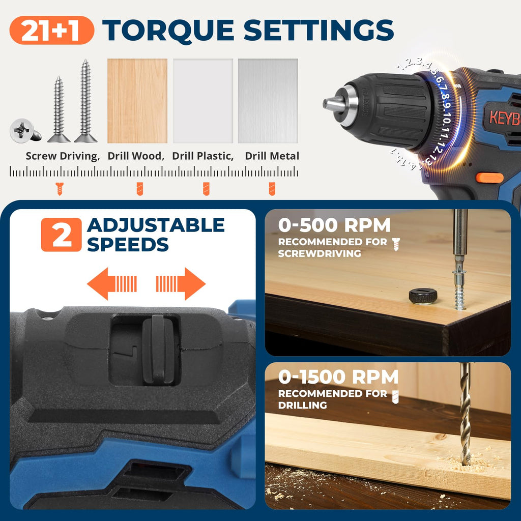 Brushless Cordless Drill Set with 2 Batteries & Charger C698900
