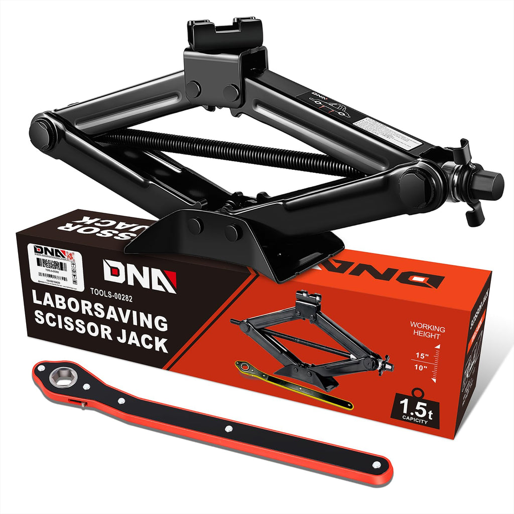 Scissor Jack 1.5 Ton Black L96959