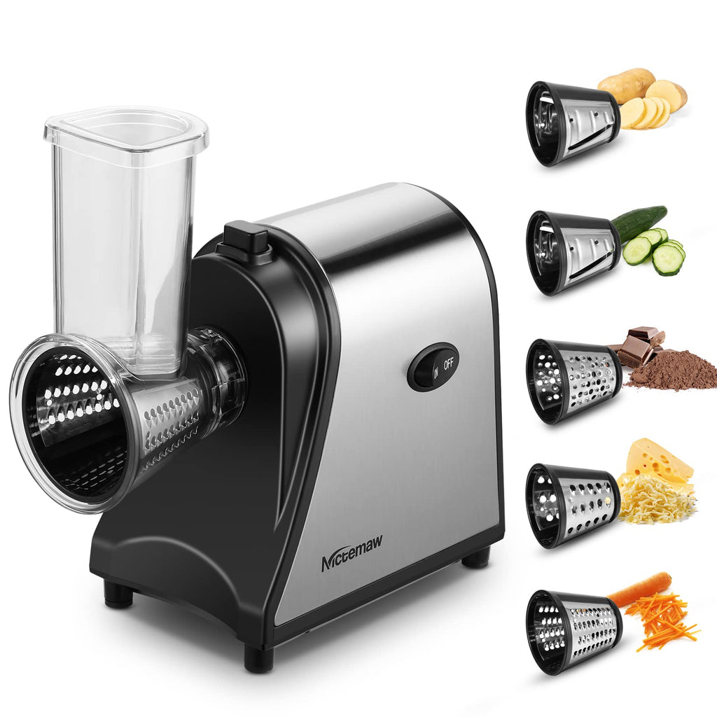 Electric Vegetable Cutter 500 W with 5 Cutting Drums B86880