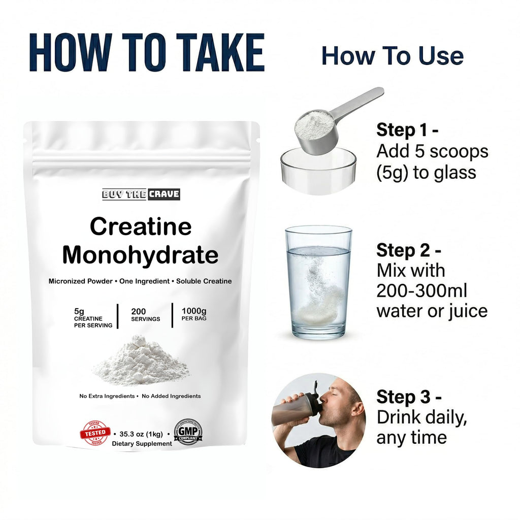 Micronized Creatine Monohydrate Powder Unflavored Gluten-Free 1000g P487