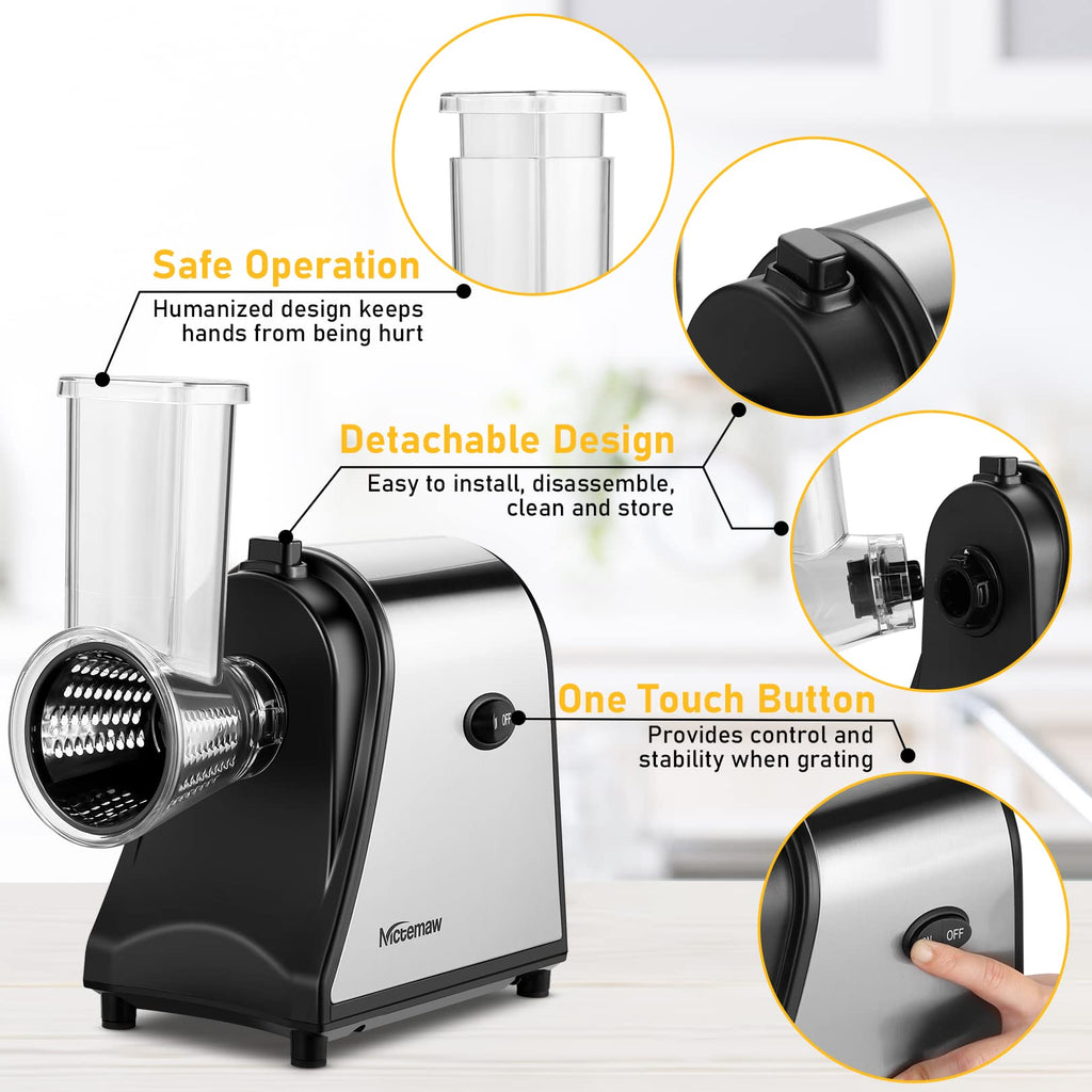 Electric Vegetable Cutter 500 W with 5 Cutting Drums B86880